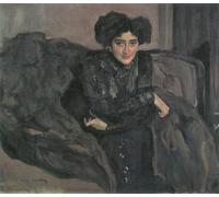 PMEFGJDPE Pinturas Famosas Cuadro Pared Lienzo Pintura Decorativa Ritratto di Yevdokia Loseva di Valentin Alexandrovich Serov para Decoraciones del Hogar 60x90cm