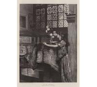 PMEFGJDPE Pinturas Famosas Impresiones de Lienzo Impresion Arte Pared in Il mio studio di Lawrence Alma Tadema para la Decoración del Hogar de la Oficina 60x90cm