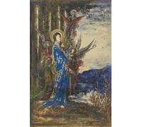 PMEFGJDPE Pinturas Famosas Impresiones de Lienzo Impresion Arte Pared Ispirazione del poeta Gustave Moreau para la Decoración del Hogar de la Oficina 60x90cm