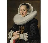 PMEFGJDPE Pinturas Famosas Impresiones de Lienzo Impresion Arte Pared Ritratto di donna Probabilmente Aeltje Dircksdr Pater di Frans Hals para la Decoración del Hogar de la Oficina 60x90cm