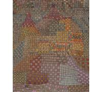 PMEFGJDPE Pinturas Famosas Impresiones de Lienzo Impresion Arte Pared Stadtschloss di Paul Klee para la Decoración del Hogar de la Oficina 60x90cm