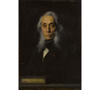 PMEFGJDPE Pinturas Famosas Painting Cuadro Lienzos Fotos Ritratto di Félix Ravaisson-mollien di Jean Jacques Henner para la Decoración de la Sala de Estar 60x90cm