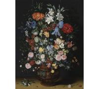 PMEFGJDPE Pinturas Famosas Pared Decoración Arte Lienzo Imagen Fiori in un vaso di Jan il Vecchio Brueghel para Decoración de Paredes 60x90cm