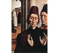 PMEFGJDPE Pinturas Famosas Pared Decoración Arte Lienzo Imagen il calvario del fuoco Dirck Bouts para Decoración de Paredes 60x90cm