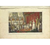 PMEFGJDPE Pinturas Famosas Pared Decoración Arte Lienzo Imagen il matrimonio di Amelia di Leuchtenberg e l'imperatore Pedro I del Brasile di Jean Baptiste Debret para Decoración de Paredes 60x90cm