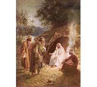PMEFGJDPE Pinturas Famosas Prints Sobre Lienzo Impresión de Carteles Alloggio di Gesù sulle rive del fiume di William Brassey Hole para la Decoración del Hogar del Dormitorio 60x90cm