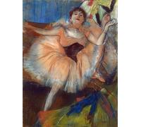 PMEFGJDPE Pinturas Famosas Prints Sobre Lienzo Impresión de Carteles Ballerina seduta di Edgar Degas para la Decoración del Hogar del Dormitorio 60x90cm