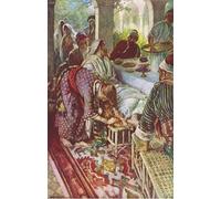 PMEFGJDPE Pinturas Famosas Prints Sobre Lienzo Impresión de Carteles Cristo nella casa del fariseo di Harold Copping para la Decoración del Hogar del Dormitorio 60x90cm