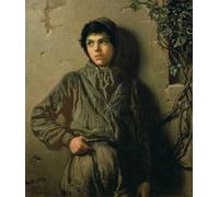 PMEFGJDPE Pinturas Famosas Prints Sobre Lienzo Impresión de Carteles il ragazzo savoiardo di Eastman Johnson para la Decoración del Hogar del Dormitorio 60x90cm