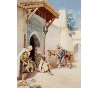 PMEFGJDPE Pinturas Famosas Prints Sobre Lienzo Impresión de Carteles Pronti per la strada di Giuseppe Signorini para la Decoración del Hogar del Dormitorio 60x90cm