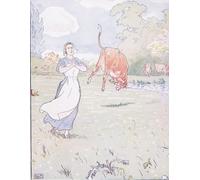 PMEFGJDPE Pinturas Famosas Prints Sobre Lienzo Impresión de Carteles Qui Madre ha gridato dentro l'animale rosso di Leonard Leslie Brooke para la Decoración del Hogar del Dormitorio 60x90cm