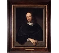 PMEFGJDPE Pinturas Famosas Prints Sobre Lienzo Impresión de Carteles Ritratto di Charles Coiffier Baron D'orvilliers di Philippe De Champaigne para la Decoración del Hogar del Dormitorio 60x90cm