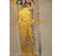PMEFGJDPE Prints Sobre Lienzo Impresión de Carteles il dettaglio del fregio di Beethoven: Cavaliere in armatura splendente di Gustav Klimt para la Decoración del Hogar del Dormitorio 60x90cm