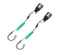 PMELCXD 2 piezas Cuerda de surf de lino para la pierna, cuerda para surf, cuerda elástica de seguridad para deportes al aire libre