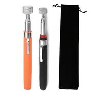 PMELCXD 2 Piezas de Varillas telescópicas magnéticas, Herramienta de Recogida, Varilla magnética, imán telescópico, colector magnético telescópico Duradero con Clip de Bolsillo