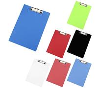 PMELCXD 7 Piezas Portapapeles Transparente De Plástico, A5 7 Colores Portapapeles Memo para Documentos Tablero De Escritura con Esquina Redondeada para La Oficina De Negocios De La Escuela