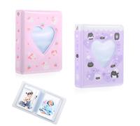 PMELCXD Álbum de fotos INAKPOP, de tamaño mini, con diseño de corazón hueco y de moda, con capacidad para 36 fotos, ideal para coleccionistas de álbumes KPOP