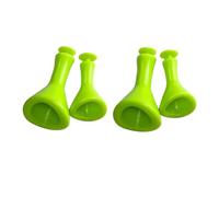 PMELCXD - Juego de 4 colgantes de cocodrilo Shrek, decoración de zuecos, adornos de zapato, regalos de fiesta (verde)