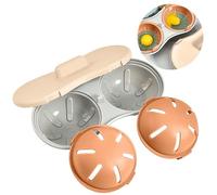 PMELCXD Juego de Escalfadores de Huevos con Microondas, Hervidor de Huevos, Utensilios de Cocina para Cocinar Huevos de Vapor, Recipiente para Huevos de Vapor, Utensilios de Cocina