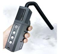 PMI SmokeNINJA Máquina de Humo Portátil, Máquina de Humo Inalámbrica de Mano para Fotografía, Eventos al Aire Libre, Fiestas, Efectos Escénicos, Halloween o Bodas (Kit de Inicio)