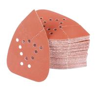 PMIQSA 100 Piezas Triángulo de Lijado Delta, 93x93x93mm Papel de Lija Para Detalles y Acabados, Hojas de Lija Triangulares, 400 Grano Para Lijado y Pulido Lija Madera