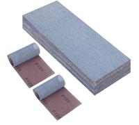 PMIQSA 25 Piezas Tiras lijado Malla 115x230mm Grano 120 Cerámicos Cierre