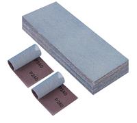 PMIQSA 25 Piezas Tiras lijado Malla 115x230mm Grano 240 Cerámicos Cierre