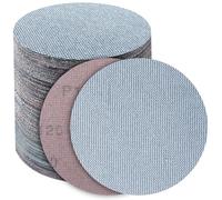 PMIQSA 50 Pcs Discos de Lija Malla, 125mm Malla de Lijado Grano 120, para Pulido de Metalesy Madera Lijadora Orbital