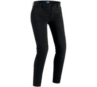 PMJ Santiago Pantalones vaqueros de las señoras motos, negro, Talla 27