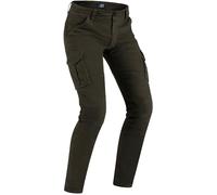 PMJ Santiago Pantalones vaqueros de moto, marrón, Talla 34