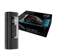 PMK GRUPO - Compresor Aire Coche 6000mAh 150PSI | Inflador portátil eléctrico ruedas bicicleta, moto, pelotas | Con Linterna, Luz de emergencia y Power Bank