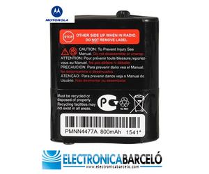 PMNN4477A Bateria original MOTOROLA T82/T92/T62 Serie TLKRT-62/82/92 Ni-Mh 800mA