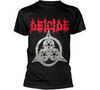 PMNXCVS Deicide Once Upon The Cross Mens Outdoor Graphic T-Shirt(Small)
