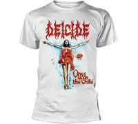 PMNXCVS Deicide Once Upon The Cross White T-Shirt(X-Large)