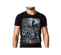PMNXCVS Gustave Dore The Vision of The Valley of The Dry Bones Art T-Tshirts Camisetas y Tops(XX-Large)
