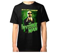 PMNXCVS H G Wells The Invisible Man Movie TTshirts Camisetas y Tops TTshirts Camisetas y Tops(Large)