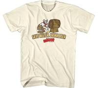 PMNXCVS Hagar The Horrible Save Water Drink Beer Men's T Tshirts Camisetas y Tops Barrel Keg Lager Viking(Large)
