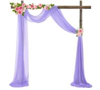 Pmnzdy 75 x 1000 cm, cortina de tul para bodas, decoración a mano, arco de fotos, decoración de fondo, tela de tul, decoración de ventanas para bodas, fiestas, fotografías, ceremonias, decoración de