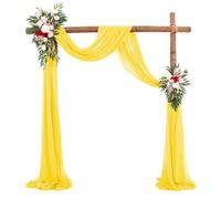 Pmnzdy 75 x 300 cm, cortina de tul para bodas, decoración a mano, arco de fotos, decoración de fondo, tela de tul, decoración de ventanas, para bodas, fiestas, fotografías, ceremonias, decoración