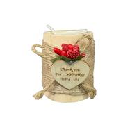 Pmnzdy Portavelas de madera de madera votiva Tealight candelabro soporte soporte de vela cilíndrico de madera para despedida de soltera, boda, baby shower, fiesta, regalo