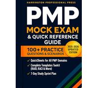 PMP Exam Prep 2025-2026: Quick Reference & Practice 100+ Questions, QuickSheets, and Templates Toolkit (Harrington PMP Sprint Series)
