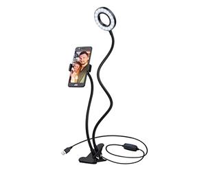 PMRL3 Platinet Ring Light 3 Pulgadas con Clip Flexible para teléfono móvil