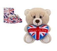 PMS God Save The King Union Jack - Oso de peluche (6 pulgadas)