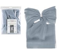 PMS- Lazo de Lujo para Bricolaje | Plata | Paquete de 1 Accesorio, Color silver (502103S)