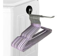 Pmsanzay Organizador magnético de acero inoxidable, ahorra espacio, plegable, resistente a la corrosión, antideslizante, para armario y lavandería