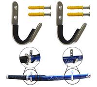 Pmsanzay - Soporte de pared para espada, espada, soporte de pared, soporte para espada, soporte para pared, soporte de espada, gancho para colgar espada, con tiras de fieltro, sin espada