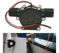Pmsanzay Turbina de agua CC, 5 V, 12 V, 80 V CC, 10 W, generador de agua portátil, herramienta eléctrica de carga, generador de energía hidroeléctrica para luz LED de bricolaje