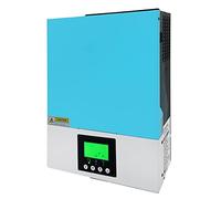 PMSUN 1500 W Inverter híbrido solar de DC12 V a AC230 V, inversor de onda sinusoidal pura off-grid con cargador solar MPPT de 80 A+cargador AC,entrada PV máx. 2000 W DC130-430 V, para batería de 12 V