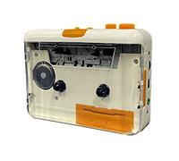 PMSUN Grabadora de Cassette portátil, Grabación de música de Audio MP3 a través de PC,Grabadora de Cassette con convertidor MP3