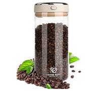 Pmueuff 1,7 L Bote Cafe Hermeticocafe, con VáLvula de Salida y Fechador, Bote Cafe, para Granos, Polvo, Té, Frutos Secos y Café